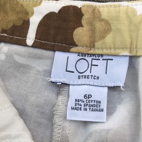 🎯Ann Taylor Loft Stretch Capris Cropped Pants Size 6P - Picture 5 of 8